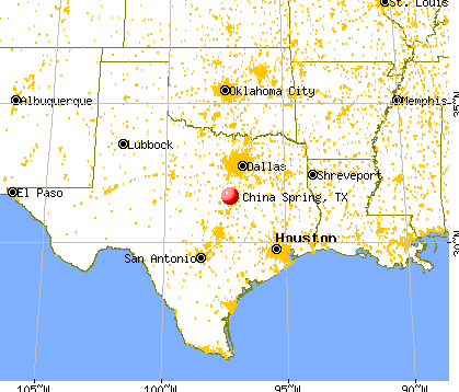 Spring Texas Map